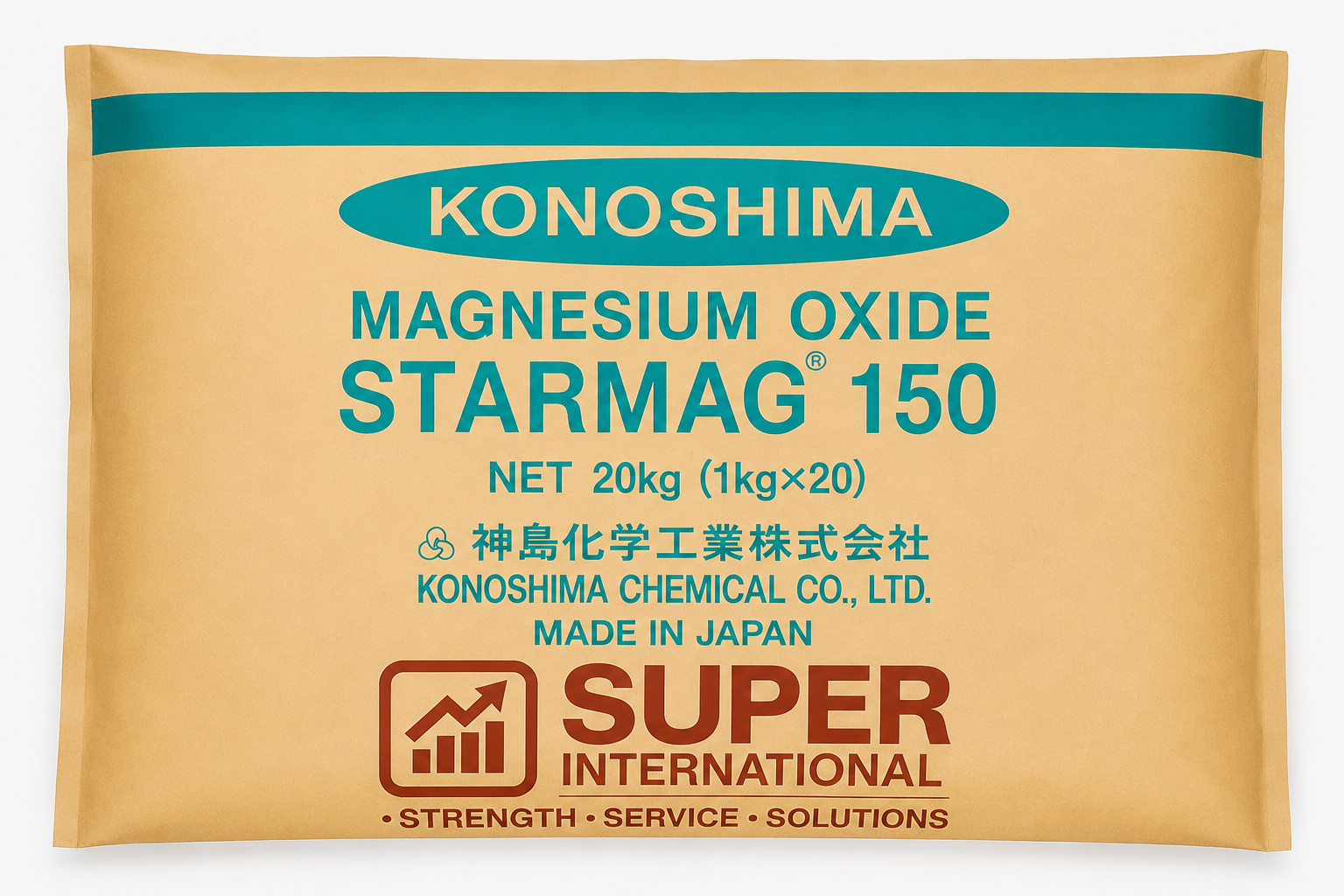 Magnesium oxide packaging